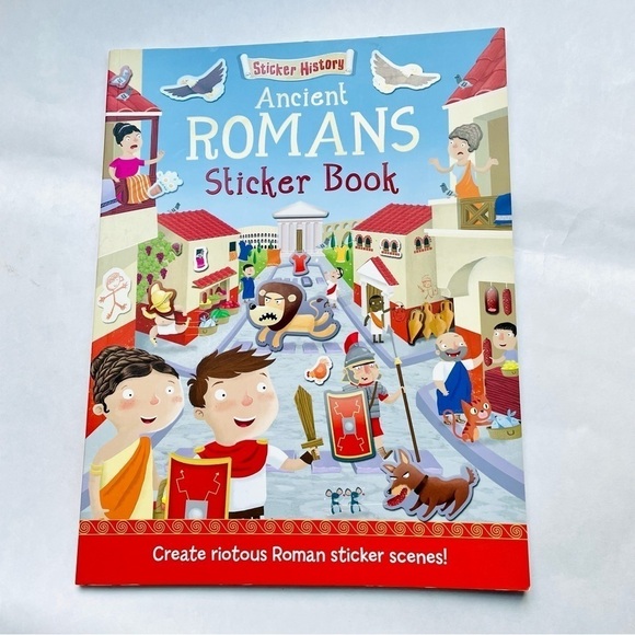 NWT Sticker History Ancient Romans Sticker Book - Picture 1 of 6